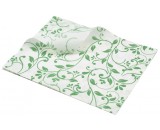 Berties Greaseproof Paper Floral Green 25x20cm