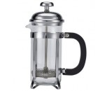 Genware Pyrex Chrome Finish 3-Cup Superior Cafetiere