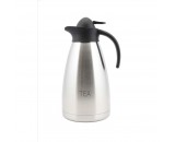 Genware Tea Inscribed Stainless Steel Contemporary Vacuum Jug 2L