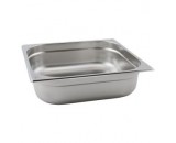 Genware Stainless Steel Gastronorm 2-3 40mm Deep