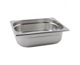 Genware Stainless Steel Gastronorm 1-2 20mm Deep