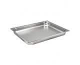 Genware Stainless Steel Gastronorm 2-1 65mm Deep