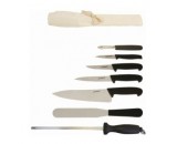Genware Professional Knife Set 7 piece and Wallet