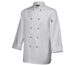 Genware Superior Chef Jacket Long Sleeve White S 36"-38"