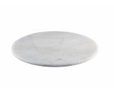 Genware White Marble Platter 30cm Dia