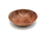 Genware Woven Wood Round Bowl 200mm