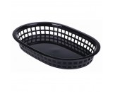 Berties Fast Food Basket Black 27.5x17.5cm