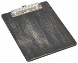 Berties Wooden Menu Clipboard A5 Black 18.5x24.5cm