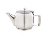 Genware Stainless Steel Premier Teapot 40cl