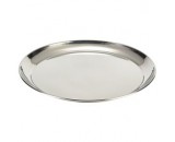 Genware Stainless Steel Round Tray 350mm