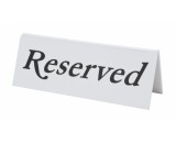 Berties Plastic "RESERVED" Table Sign