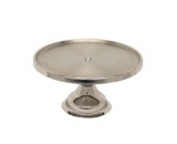 Genware Stainless Steel Footed Cake Stand 33.5x17.5cmH