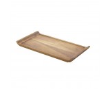 Genware Acacia Wood Serving Platter 33x17.5x2cm