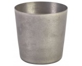 Genware Vintage Steel Serving Cup 8.5x8.5cm