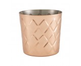 Genware Copper Diamond Serving Cup 8.5x8.5cm