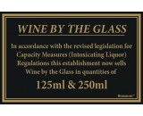 Berties Wine By The Glass Quantities 125/250ml 17x14cm
