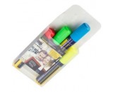 Berties Chalk Pens 7-15mm Chisel Tip Assorted Colours
