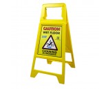 SYR Caution Wet Floor Sign Yellow