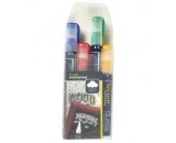 Berties Waterproof Chalk Pens 2-6mm Chisel Tip Assorted Colours