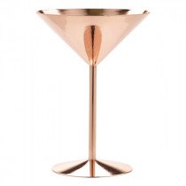 Berties Copper Martini Glass 24cl/8.5oz