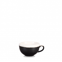 Churchill Monochrome Cappuccino Cup Onyx Black 22.7cl-8oz