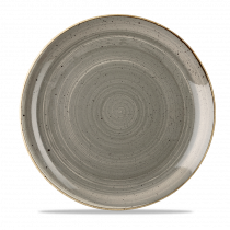 Churchill Stonecast Coupe Plate Peppercorn Grey 28.8cm-11.3"