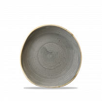 Churchill Stonecast Organic Round Plate Peppercorn Grey 18.6cm-7.3"
