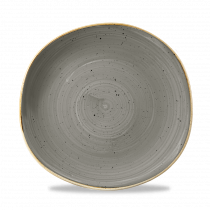 Churchill Stonecast Organic Round Plate Peppercorn Grey 26.4cm-10.4"