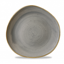 Churchill Stonecast Organic Round Plate Peppercorn Grey 28.6cm-11.25"