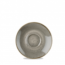 Churchill Stonecast Cappuccino Saucer Peppercorn Grey 15.6cm-6.25"