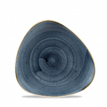 Churchill Stonecast Triangle Plate Blueberry 19.2cm-7.6"
