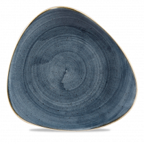 Churchill Stonecast Triangle Plate Blueberry 26.5cm-10.4"