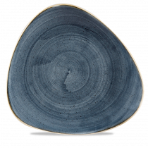 Churchill Stonecast Triangle Plate Blueberry 31.1cm-12.2"