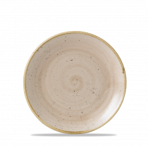 Churchill Stonecast Coupe Plate Nutmeg Cream 16.5cm-6.5"