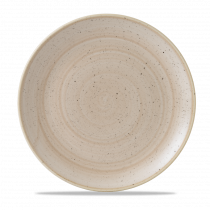 Churchill Stonecast Coupe Plate Nutmeg Cream 28.8cm-11.3"
