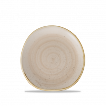 Churchill Stonecast Organic Round Plate Nutmeg Cream 18.6cm-7.3"