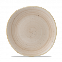 Churchill Stonecast Organic Round Plate Nutmeg Cream 26.4cm-10.4"