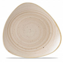 Churchill Stonecast Triangle Plate Nutmeg Cream 31.1cm-12.2"
