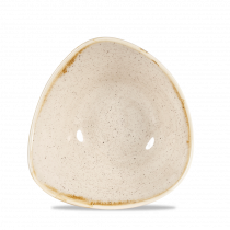 Churchill Stonecast Triangle Bowl Nutmeg Cream 37cl-13oz