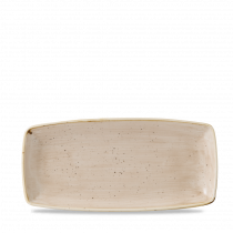 Churchill Stonecast Oblong Plate Nutmeg Cream 29.5x15cm-11.4x5.9"
