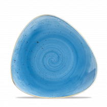 Churchill Stonecast Triangle Plate Cornflower Blue 19.2cm-7.6"