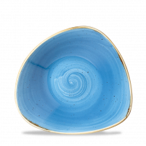 Churchill Stonecast Triangle Bowl Cornflower Blue 37cl-13oz