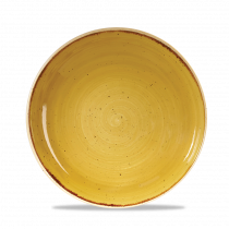 Churchill Stonecast Coupe Bowl Mustard Seed Yellow 113.6cl-40oz