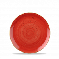 Churchill Stonecast Coupe Plate Berry Red 16.5cm-6.5"
