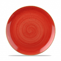 Churchill Stonecast Coupe Plate Berry Red 26cm-10.25"