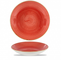 Churchill Stonecast Coupe Bowl Berry Red 240cl-84.5oz