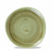 Churchill Stonecast Patina Organic Round Plate Burnished Green 21cm-8.25"