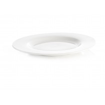 Professional White Wide Rim Plate 23cm-9"