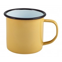 Berties Enamel Mug Yellow 36cl-12.5oz