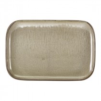 Terra Porcelain Rectangular Plate Grey 34.5x23.5cm-13.6x9.25"